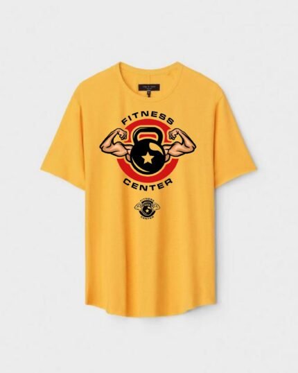 Unisex Designer Premium Quality Printed T-Shirt For Boys And Girls :: Cloth type : Cotton - Colour :: Yellow